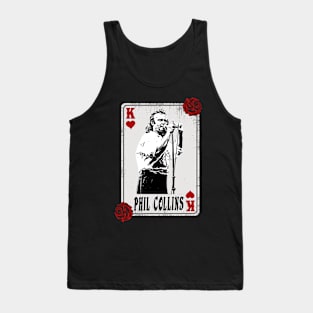 Vintage Card Phil Collins Tank Top